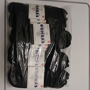 Bombas 5 pack low cut socks size xl booties